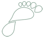 Konturfuss Testimonials Grün