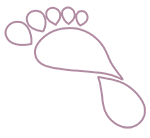 Konturfuss Testimonials Purple